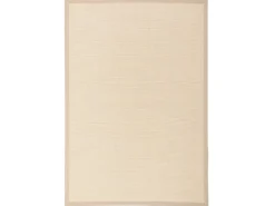Pergamon Sisalteppich Natura Klassisch mit Bordüre Creme 150x150cm
