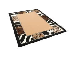 Hot Pergamon Trendline Teppich Afrika Bordüre Beige Beige 160x225cm