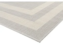 Clearance Peyer Syntex Teppich Terrace Bordüre Pflegeleicht Farbe 120 x 170 cm Grau