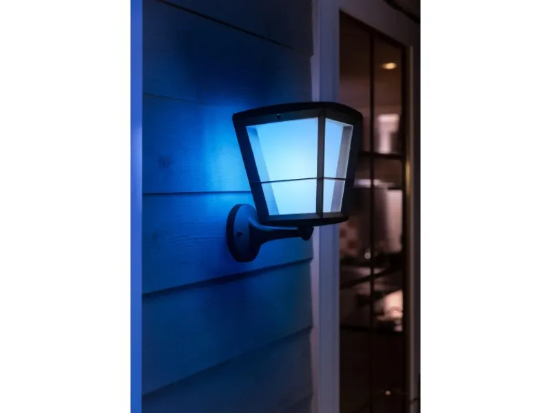 New Philips Hue White & Color Amb. Econic LED-Laternenleuchte stehend