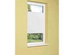 Hot Plissee 130 cm x 60 cm Weiß