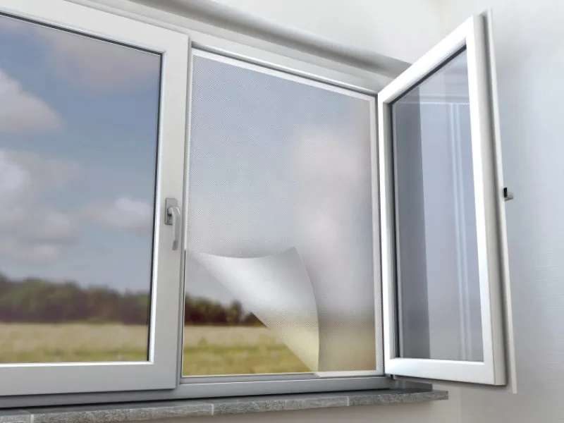 Pollenschutznetz Fenster Anthrazit 130 x 150 cm