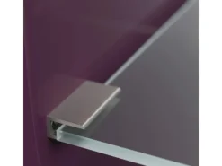 Posseik Garderobe Elite 4 Haken und Hutablage 45 cm x 160 cm Brombeer