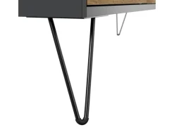 Posseik Sideboard Industrial P 4 Schubladen 4 Türen 155 cm Front