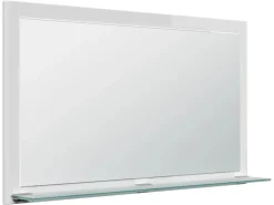 Posseik Spiegel Elite Glasablage farbig eingerahmt 104 cm x 60 cm Hochglanz