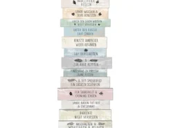 New Pro Art Bild Cut-Out Badezimmerregeln 70 cm x 25 cm