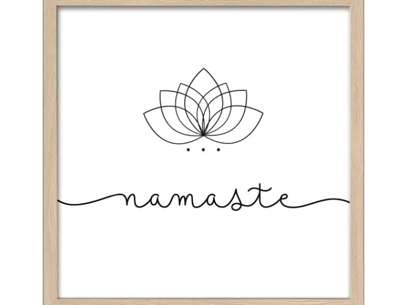 Pro Art Bild Framed Art Namaste 30 cm x 30 cm