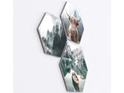 Pro Art Bildkacheln Cut-Out Forest Lake Atmosphere 3 Stk. 50 cm x 50 cm