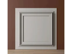 Sale PROFHOME 159818 3D Wandpaneel Wandvertäfelung Deckenplatte 0,25 m2 50 cm x 2 cm x 50 cm Weiß