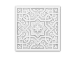 PROFHOME 157503 Deckenplatte Wandvertäfelung Deckenelement 29,2 x 29,2 cm 29,2 cm x 29,2 cm x 6 cm Weiß