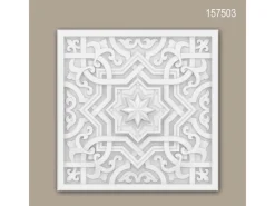 PROFHOME 157503 Deckenplatte Wandvertäfelung Deckenelement 29,2 x 29,2 cm 29,2 cm x 29,2 cm x 6 cm Weiß