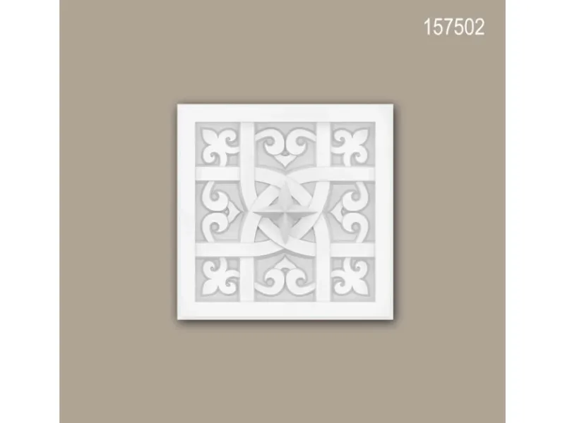 Discount PROFHOME 157502 Deckenplatte Wandvertäfelung Deckenelement 14,7 x 14,7 cm 14,7 cm x 14,7 cm x 3,3 cm Weiß