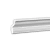 Best PROFHOME 650171 Eckleiste Deckenleiste Zierleiste Stuckleiste 2 m 200 cm x 3 cm x 4,5 cm Weiß