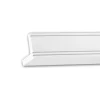 PROFHOME 150226 Eckleiste Zierleiste für indirekte Beleuchtung Stuckleiste 2 m 200 cm x 5,5 cm x 5,5 cm Weiß