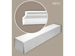 Sale PROFHOME 150171 Eckleisten 1 Karton Set mit 36 Zierleisten 72 m Weiß