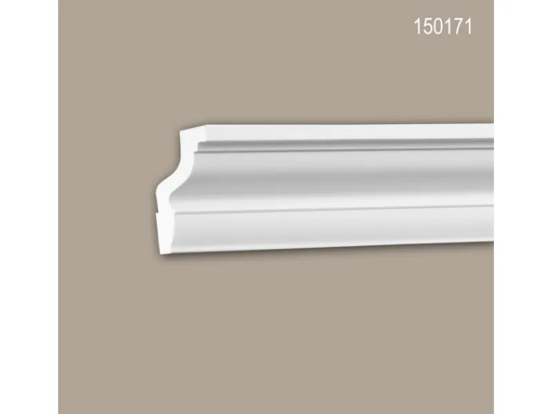 Sale PROFHOME 150171 Eckleisten 1 Karton Set mit 36 Zierleisten 72 m Weiß