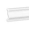 Outlet PROFHOME 484006 Gewände Fassadenprofil Stuckleiste Fassaden Element 2 m 200 cm x 6 cm x 20,2 cm Weiß