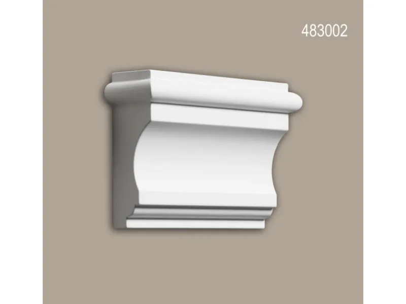 Hot PROFHOME 483002 Konsole Außenstuck Zierelement Fassaden Element 17,4 cm x 4,8 cm x 11,6 cm Weiß