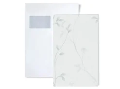 New PROFHOME 1 MUSTERSTÜCK S-397673-GU DIN A4 MUSTER der Floralen Tapete Weiß