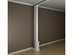 Sale PROFHOME 114001 Vollsäulen Postament Säule Zierelement dekoratives Element 65 cm x 31,8 cm x 31,8 cm Weiß