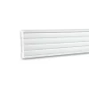Discount PROFHOME 151316 Wand- und Friesleiste Stuckleiste Zierleiste Wandleiste 2 m 200 cm x 1,8 cm x 9 cm Weiß