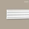 PROFHOME 151373 Wand- und Friesleiste Stuckleiste Zierleiste Friesleiste 2 m 200 cm x 2,1 cm x 10 cm Weiß