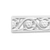 New PROFHOME 151369 Wand- und Friesleiste Stuckleiste Zierleiste Friesleiste 2 m 200 cm x 1,1 cm x 5,4 cm Weiß