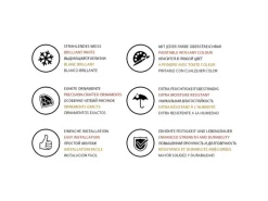 PROFHOME 151357 Wand- und Friesleiste Stuckleiste Zierleiste Friesleiste 2 m 200 cm x 1,2 cm x 4,8 cm Weiß