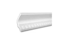 PROFHOME 150175F Flexible Eckleiste Stuckleiste aus Flexiblem Polyurethan 2 m 200 cm x 11,9 cm x 13,3 cm Weiß