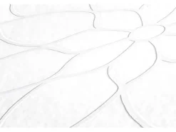 PROFHOME 950710-GU Blumen Tapete Floral Matt Weiß 0,53 m x 10,05 m 5,33 m2 Weiß