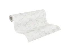 PROFHOME 522016-GU Spachtel Putz Tapete Struktur Matt Weiß 1,06 m x 25,00 m 26,50 m2 Weiß