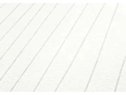 PROFHOME 320041-GU Streifen Tapete Design Matt Weiß 0,53 m x 10,05 m 5,33 m2 Weiß