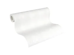 Best PROFHOME 569813-GU Streifen Tapete Struktur Matt Weiß 0,53 m x 10,05 m 5,33 m2 Weiß