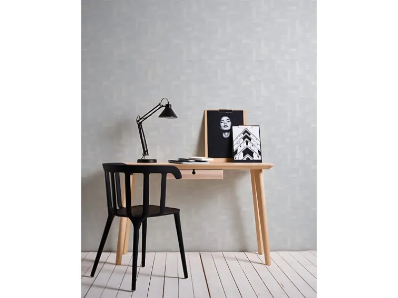 PROFHOME 262110-GU Struktur Tapete Geometrisch Matt Weiß 1,06 m x 25,00 m 26,50 m2 Weiß