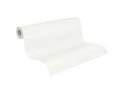 PROFHOME 310019-GU Struktur Tapete Spachteloptik Matt Weiß 1,06 m x 25,00 m 26,50 m2 Weiß