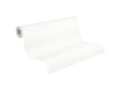 PROFHOME 252715-GU Struktur Tapete Gestreiftes Muster Matt Weiß 1,06 m x 25,00 m 26,50 m2 Weiß