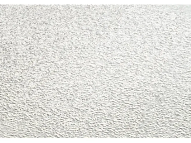 PROFHOME 103819-GU Struktur Tapete Uni Matt Weiß 0,53 m x 10,05 m 5,33 m2 Weiß