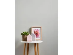 PROFHOME 103819-GU Struktur Tapete Uni Matt Weiß 0,53 m x 10,05 m 5,33 m2 Weiß