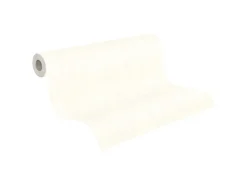 PROFHOME 350671-GU Struktur Tapete Gestreiftes Muster Matt Weiß 22,26 m2 1,06 m x 21,00 m 22,26 m2 Weiß