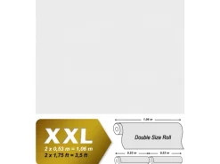 Sale PROFHOME 574718-GU Struktur Tapete Uni Matt Weiß 1,06 m x 25,00 m 26,50 m2 Weiß