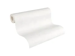 Clearance PROFHOME 167613-GU Struktur Tapete Abstrakt Matt Weiß 0,53 m x 10,05 m 5,33 m2 Weiß