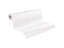 PROFHOME 252418-GU Textiloptik Tapete Struktur Matt Weiß 1,06 m x 25,00 m 26,50 m2 Weiß