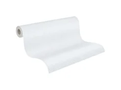 Hot PROFHOME 935281-GU Textiloptik Tapete Struktur Matt Weiß 1,06 m x 25,00 m 26,50 m2 Weiß