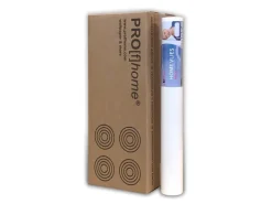 New PROFHOME HomeVlies glatte überstreichbare Vliestapete Glattvlies Renoviervlies 1 Karton mit 4 Rollen 21 m2 Weiß