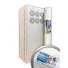 Online PROFHOME NORMVLIES 150 g Renoviervlies glatte Vliestapete 1 Karton 6 Rollen Weiß 112,5 m2 25,05 m x 0,75 m 18,75 m2 Weiß