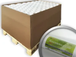 PROFHOME Renoviervlies 150 g Malervlies Anstrich-Vlies Weiß 1 Palette mit 80 Rollen 1500 m2 Weiß