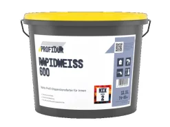 Profidur Rapidweiß 600 Mix Basis 2 Dispersionsfarbe 12,5 l