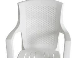 Progarden Stapelsessel Eden Weiß 62 cm x 60 cm x 89 cm