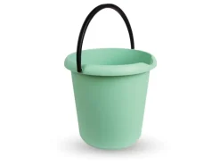 ProHome Eimer 5 Liter Kunststoffbügel Grün 1er Pack