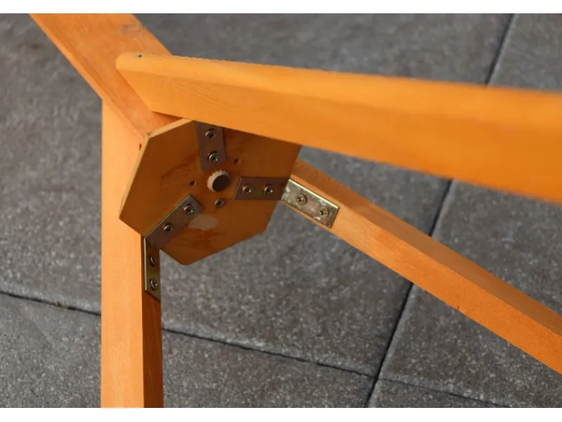 Promadino Standfuß für Vogelhäuser aus Kiefernholz 106 cm Hoch